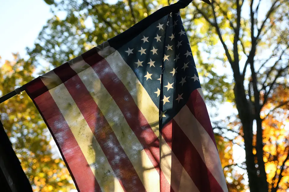Old american flag
